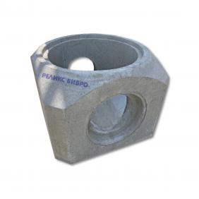 Manhole base Ø1000 mm, socket Ø500/Ø500, h=1000mm