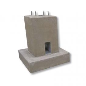 Foundation for steel pipe column